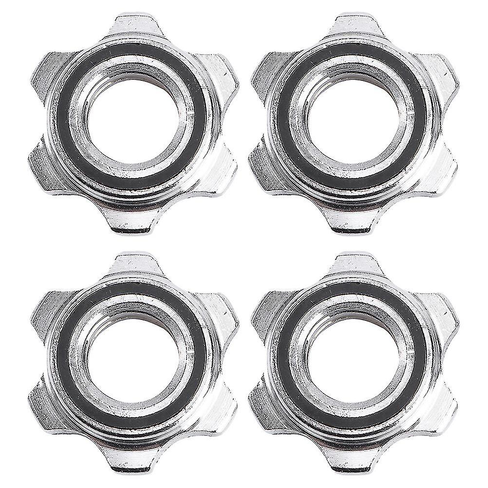 4pcs Anti-slip Spin-lock Collar Screw Casting Iron Hex Security Nut Buckle