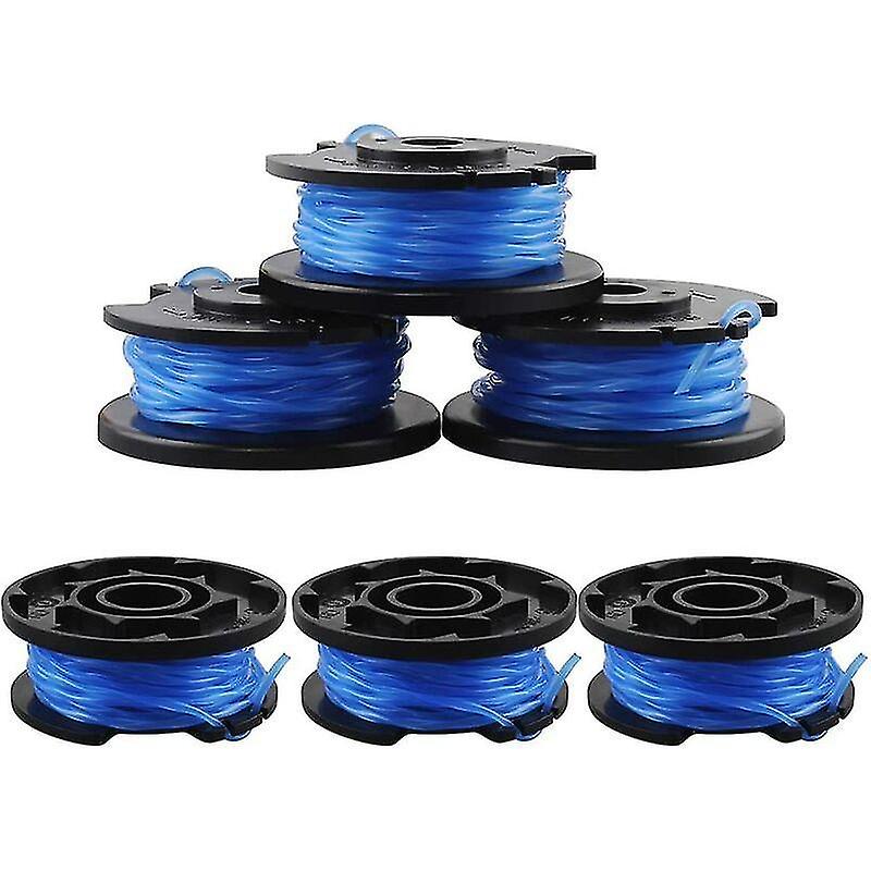 Universal Trimmer Spool And Cord - 6pcs Replacement Spool For Ryobi One+ Ac14rl3a18v 24v 40v Ryobi C