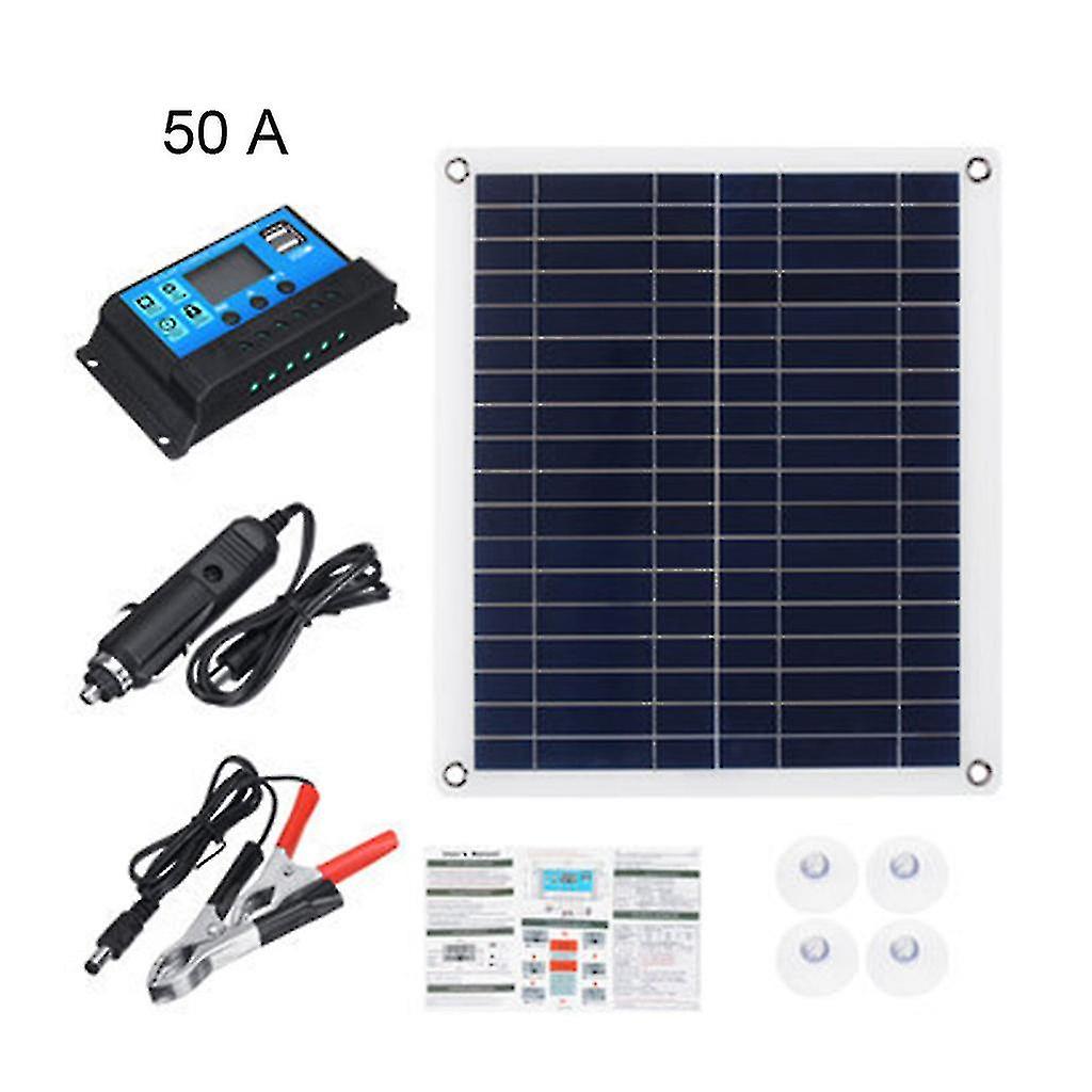Emergency Electric Polycrystalline Board Compatible With Home Caravan 50a Controller