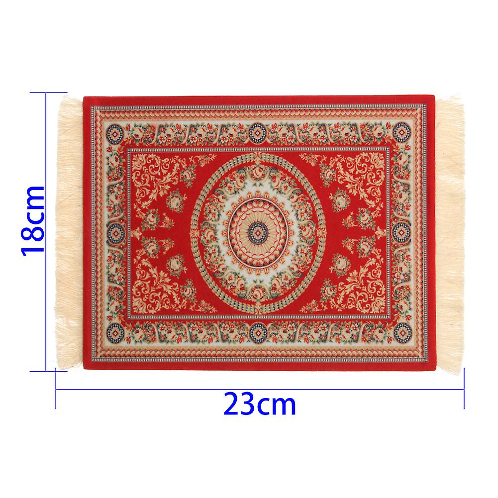 Rug Mouse Pad Oriental Persian Carpet Mouse Mat Computer Mousepad for Table Decor