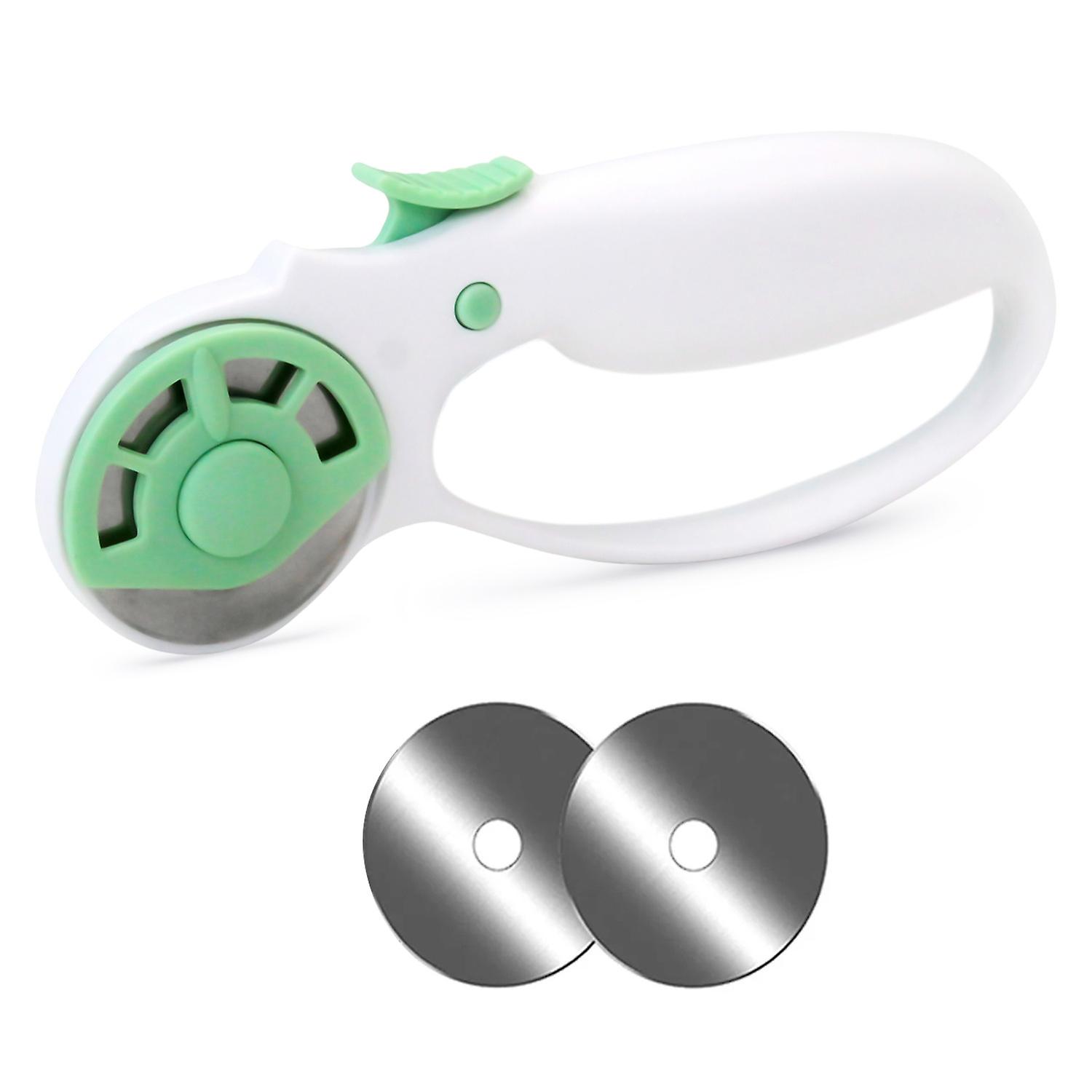 Coolinbo CA-3 45mm Rotary Cutter with 2 Blades(45m) DIY Handicraft Tool with Safety Lock Ideal for C