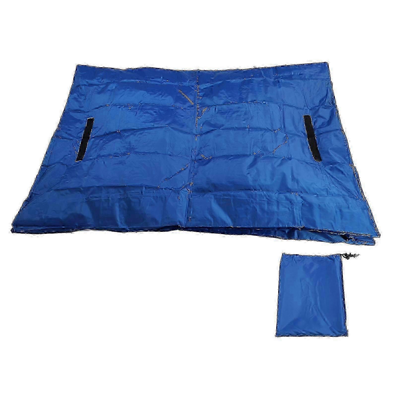 Mattress Bag Anti Wear Waterproof Dustproof Reusable Mattress Cover Protector for Moving Storage Jewel Blue
