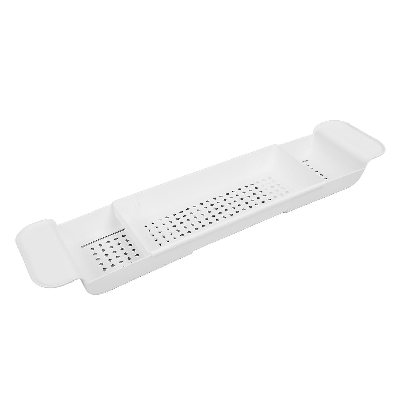Expandable Bath Shelf Multi Function Storage Adjustable Bathtub Caddy Tray for Bathroom Washroom