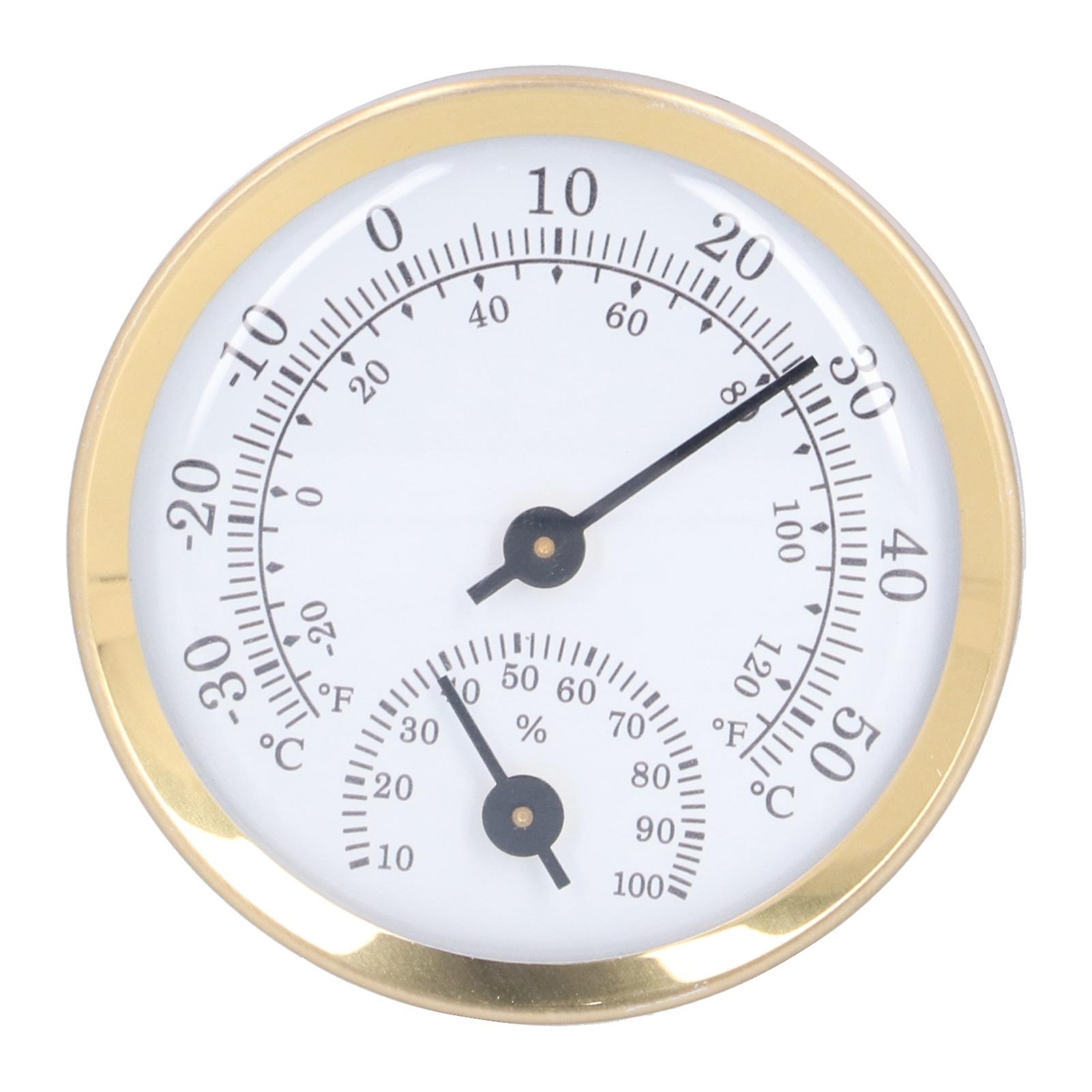 Indoor Thermometer Household Mini Durable Pointer Free Battery Temperature Humidity Monitor for Home