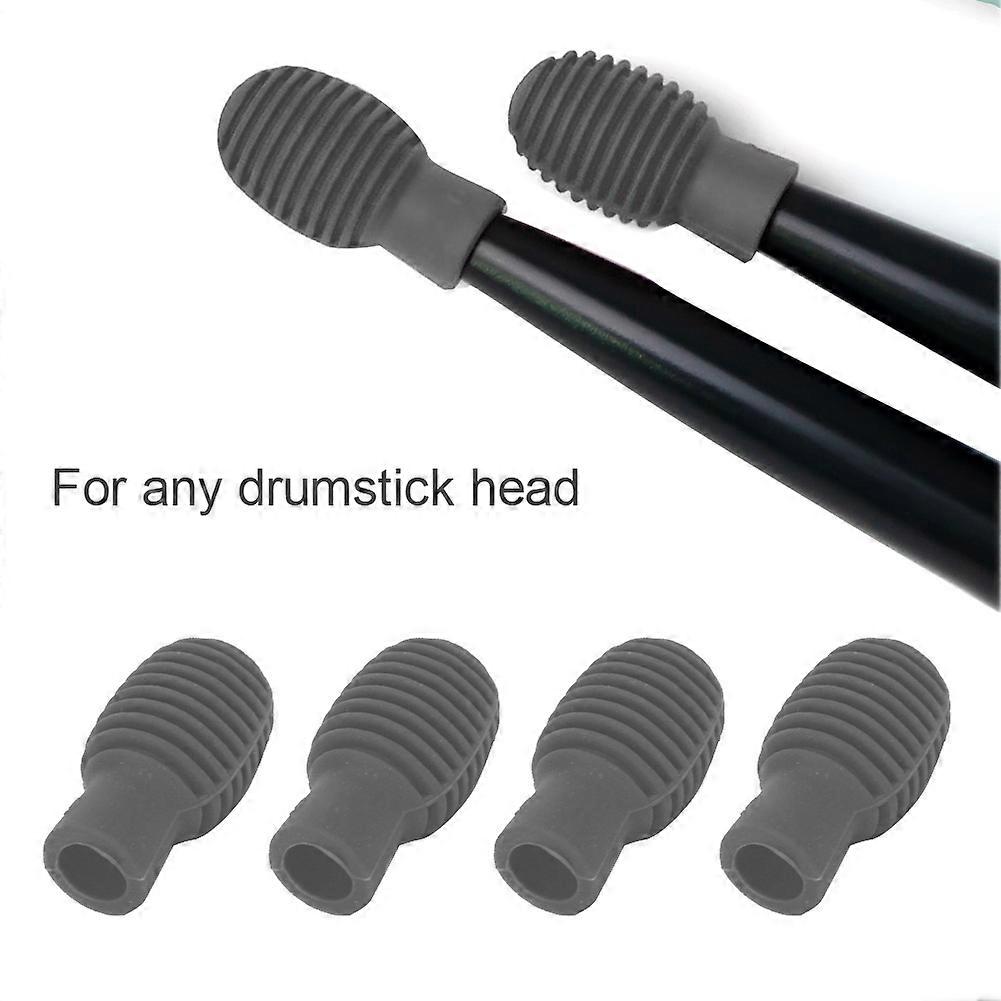 4 Pack Portable Silicone Drum Sticks for Beginners