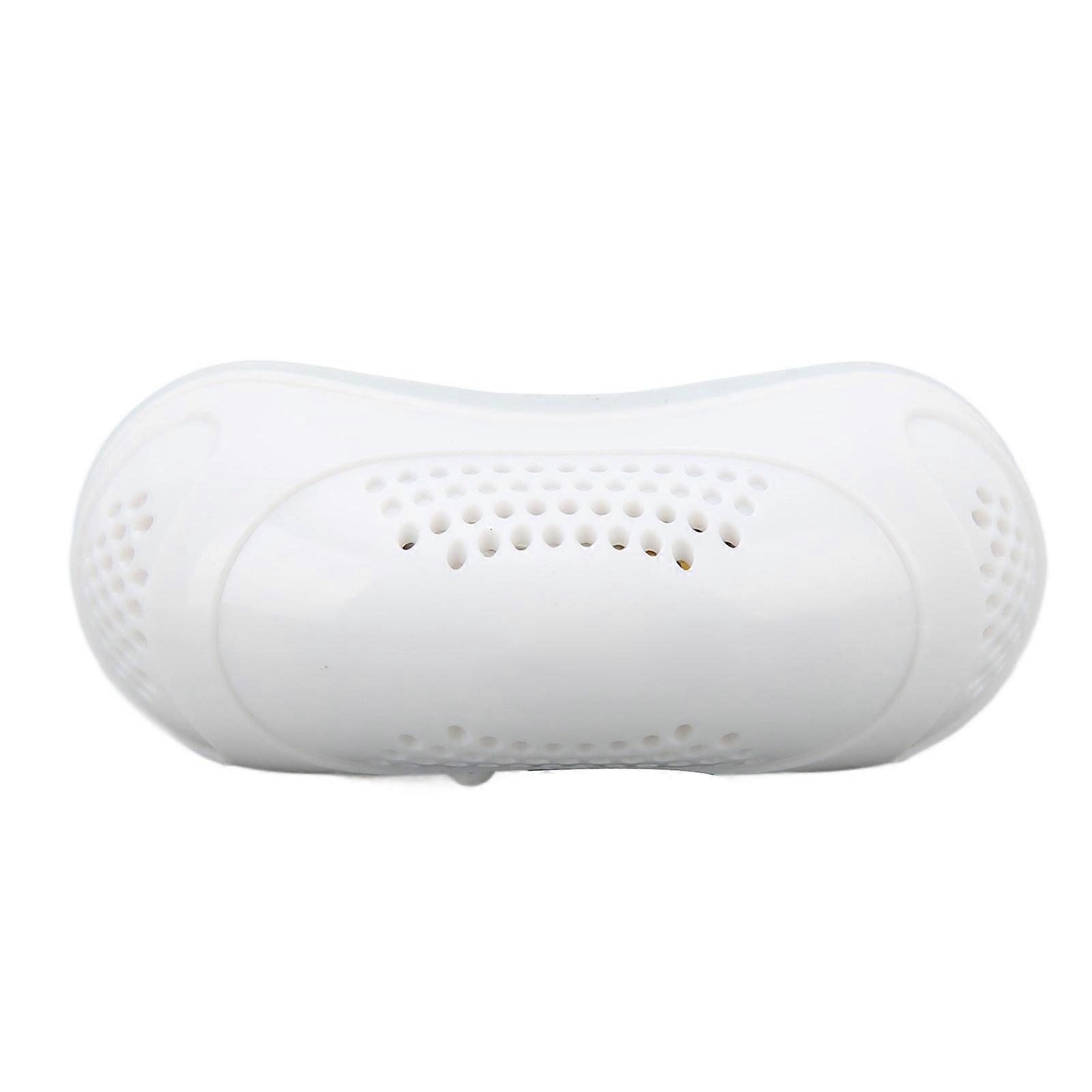 Electric Prevent Snoring Device Easy Breathe Improve Sleep Quality Snoring Problem Solution Tool White 