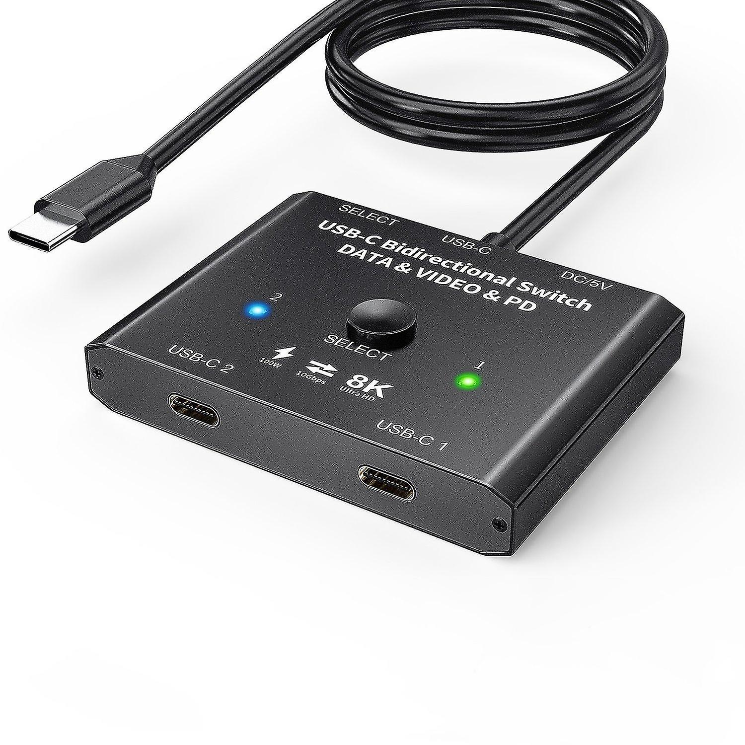 8K30 Tipo-C / USB-C Interruttore bidirezionale C201 macchina singola