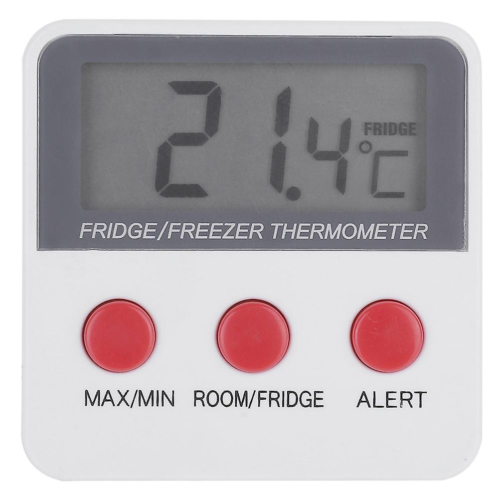 Hygrometer Gauge for Terrarium, Digital Refrigerator Thermometer with Portable Design for Easy Reading, Reptile Tank Temperature Monitor with Large