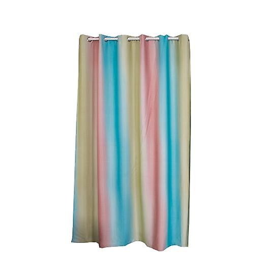 100x250cm Gradient Color Stripe Window Curtain Shade Drape Panel Home Decor
