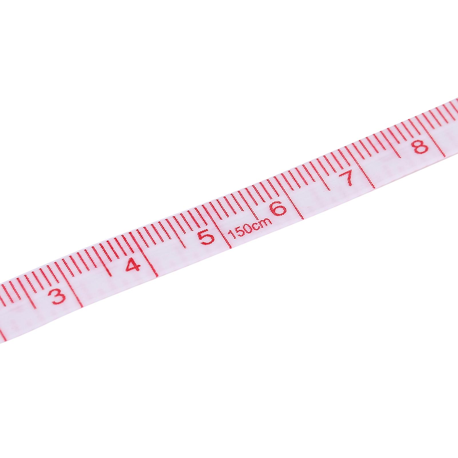 150cm/60in Accurate Tape Measure Tapeline Body Fitness Measuring Retractable Ruler (Pattern #2)