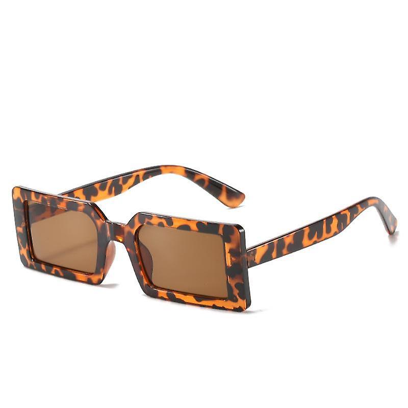Sunglasses Women Rectangular Trend 2025 Summer Retro Leopard