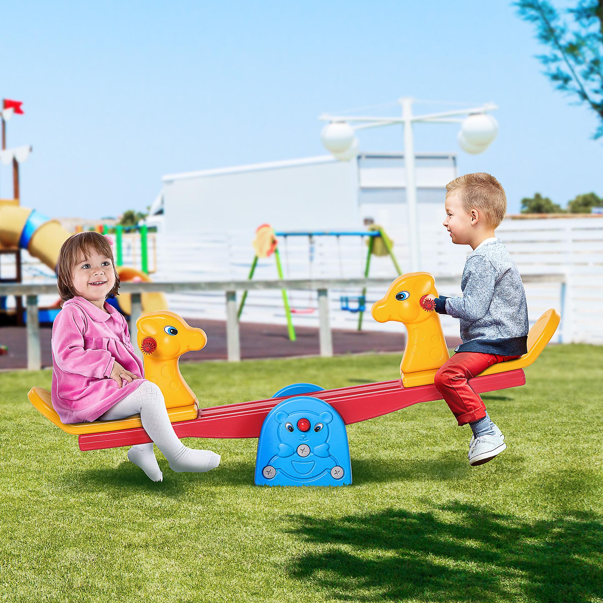 Kids Seesaw Swivel Teeter Totter Playground Equipment 72