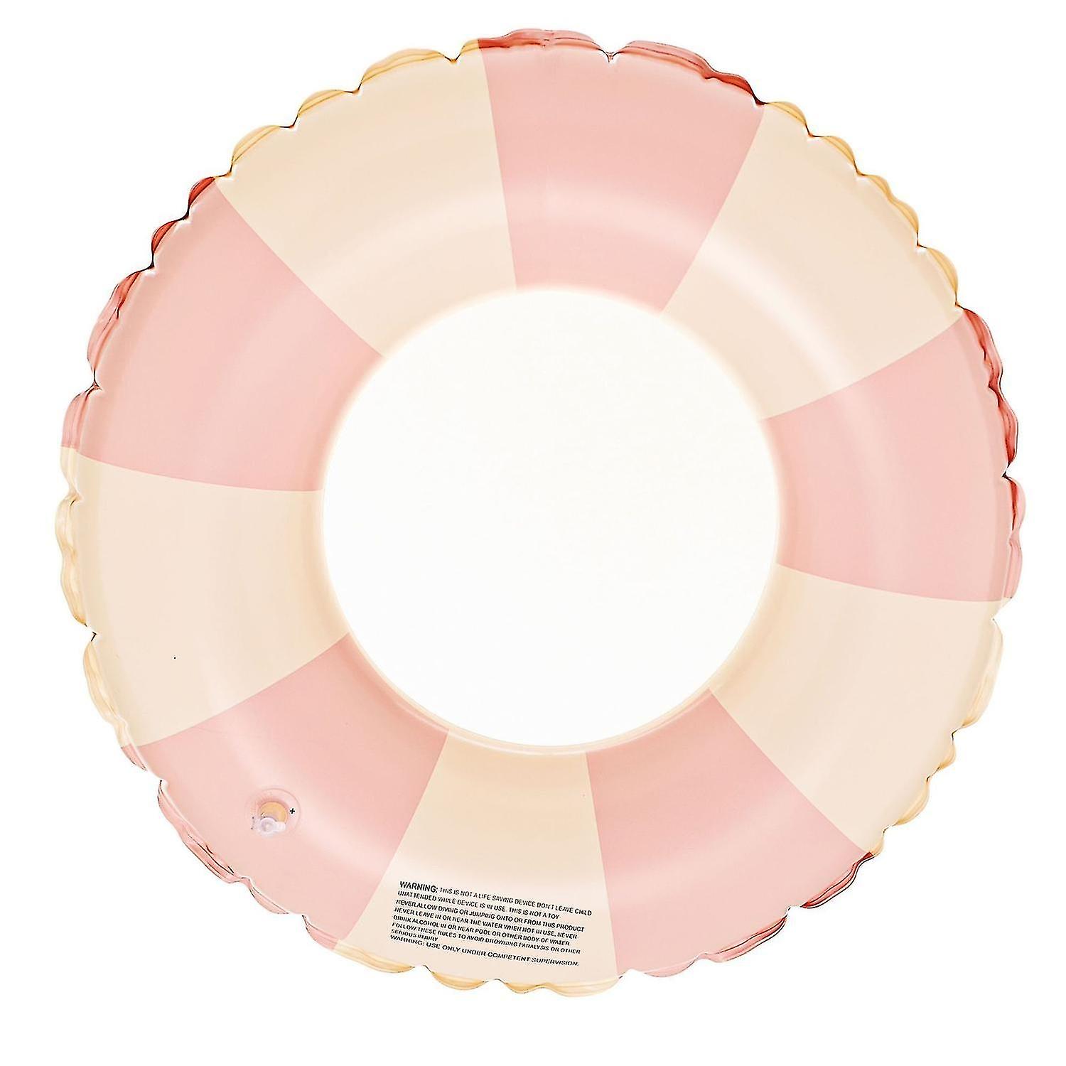 Summer Inflatable Swim Ring For Children & Adults (pink)