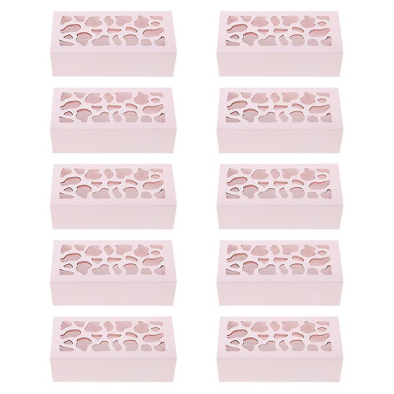 10pcs Clear Window Macaron Boîtes