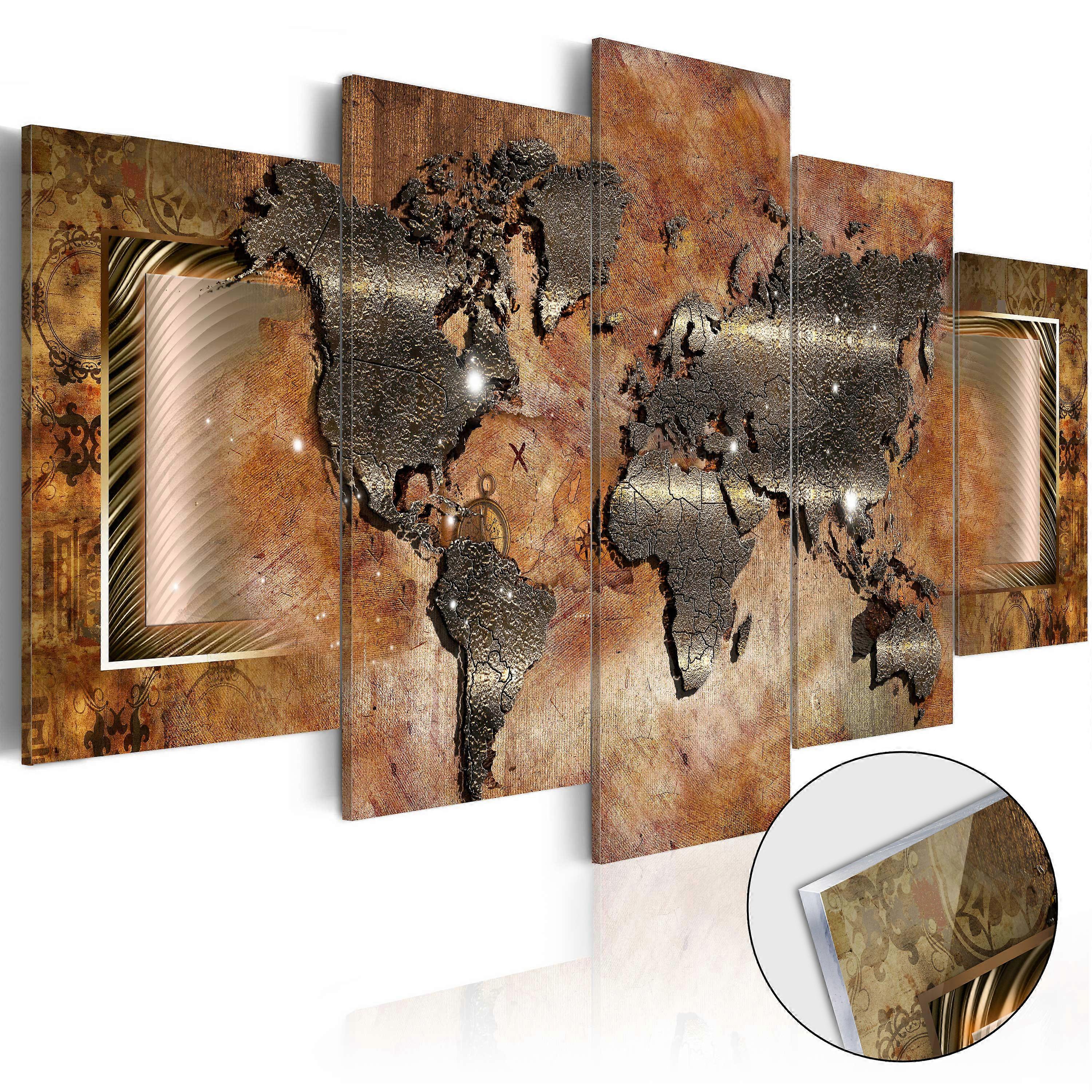 Impression acrylique - Carte en acier