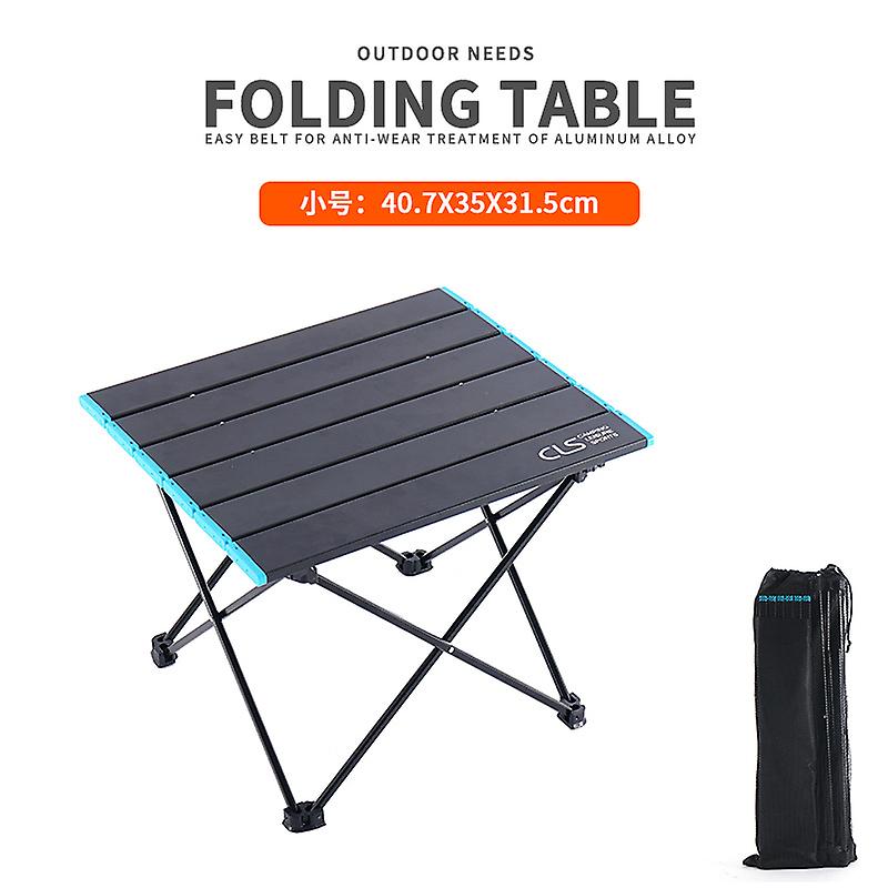 屋外ビーチキャンプテーブル超軽量ミニポータブル折りたたみテーブル、アルミ製テーブルトップ、ダイニングピクニックバーベキュー用キャリーバッグ