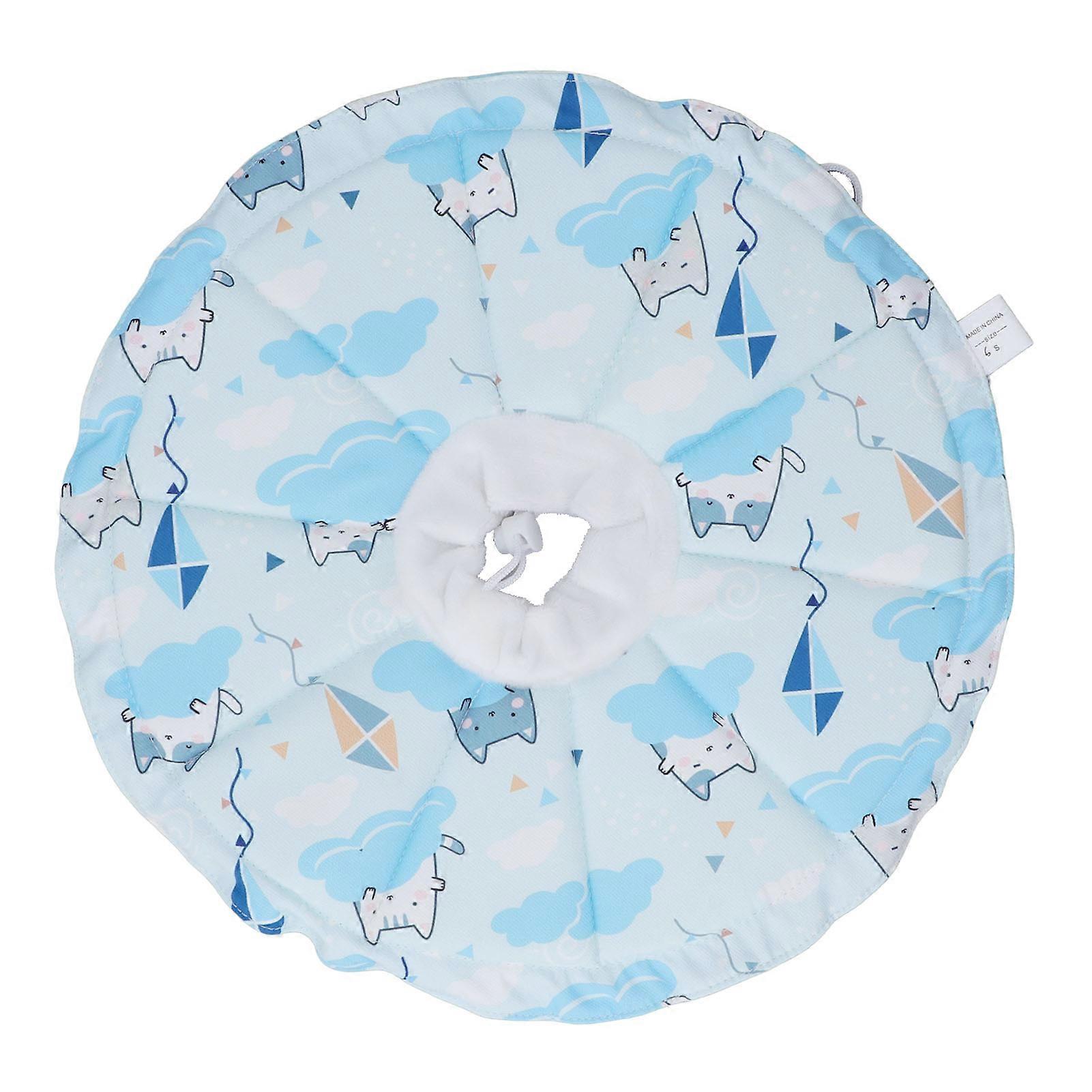 Pet Cone Collar Adjustable Waterproof Cloth Breathable Prevent Licking Pet After Surgery Recovery Collar For Dog Cat