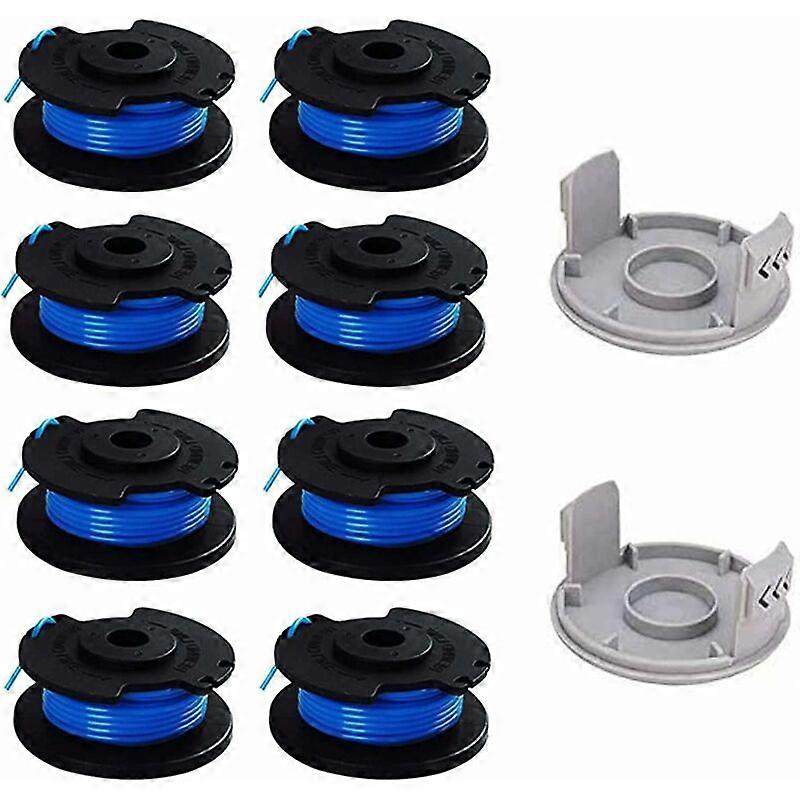 10 Paquets Bobine de Rechange pour Coupe-bordure de Ligne 0,065 pouce pour Ryobi 18v 24v 40v, Compatible Avec Ryobi One + AC14RL3A, Coupe-fil Sans Fil
