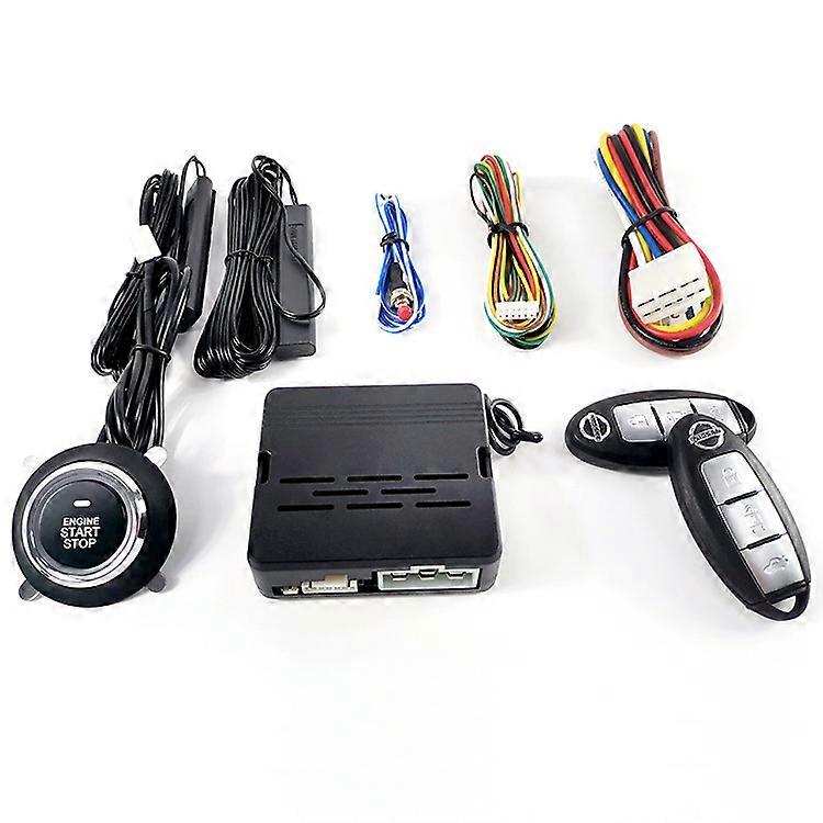 Auto Remote Car Key Systems Key blade Start via Mobile Phone Control Engine One Button Start Stop Autostart less Entry System Automatic Central Lockin