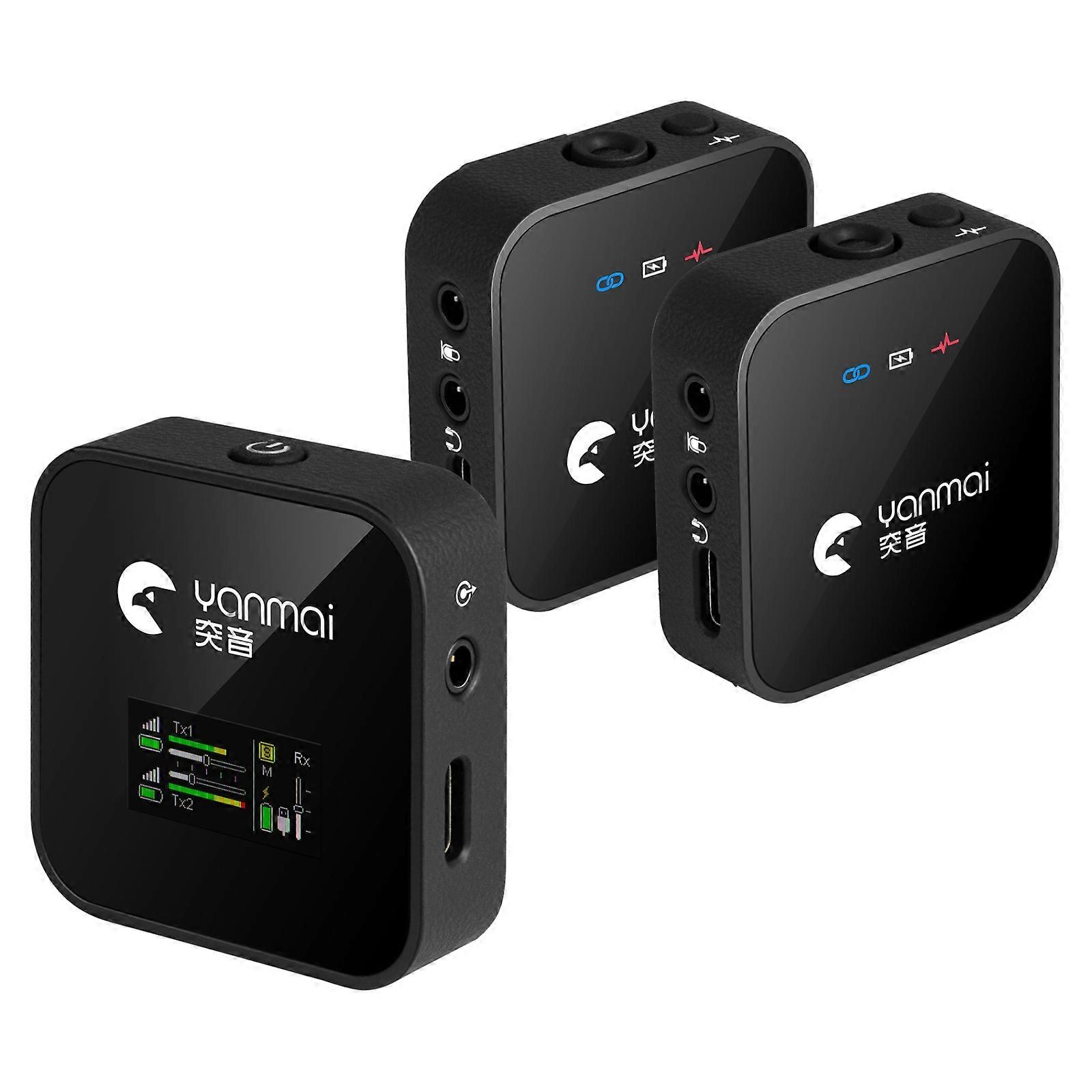 2 in 1 Broadcast Wireless Lavalier Microphone