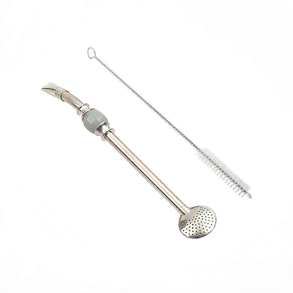 2 stk rustfritt sugerør halm rustfritt filter yerba mate bombilla halm drikke halm drikkefilter