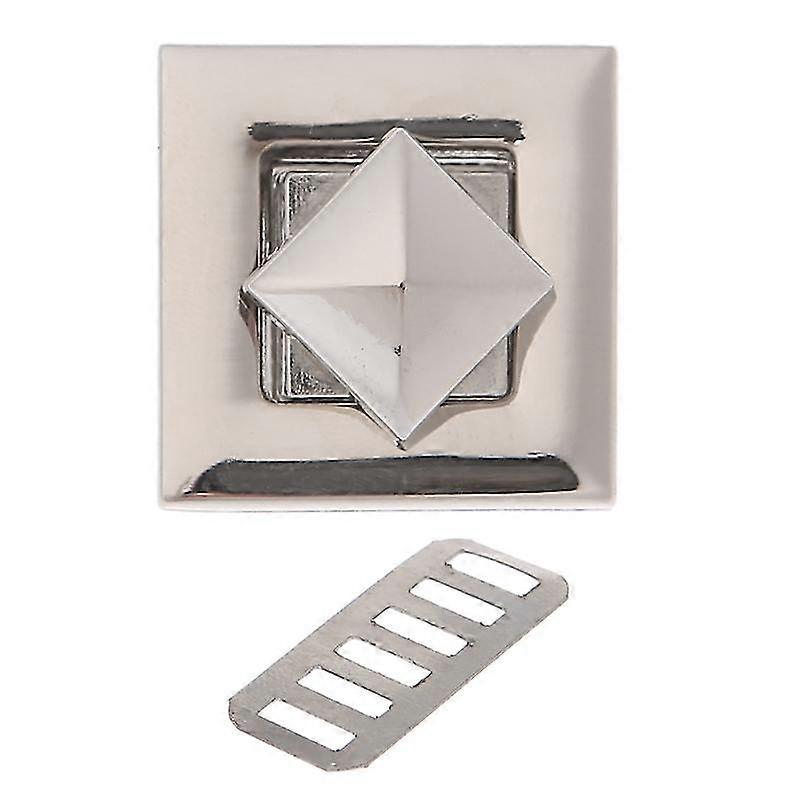 Square Shape Clasp Turn Lock Twist Locks Diy Messenger Handbag Bag Hardware