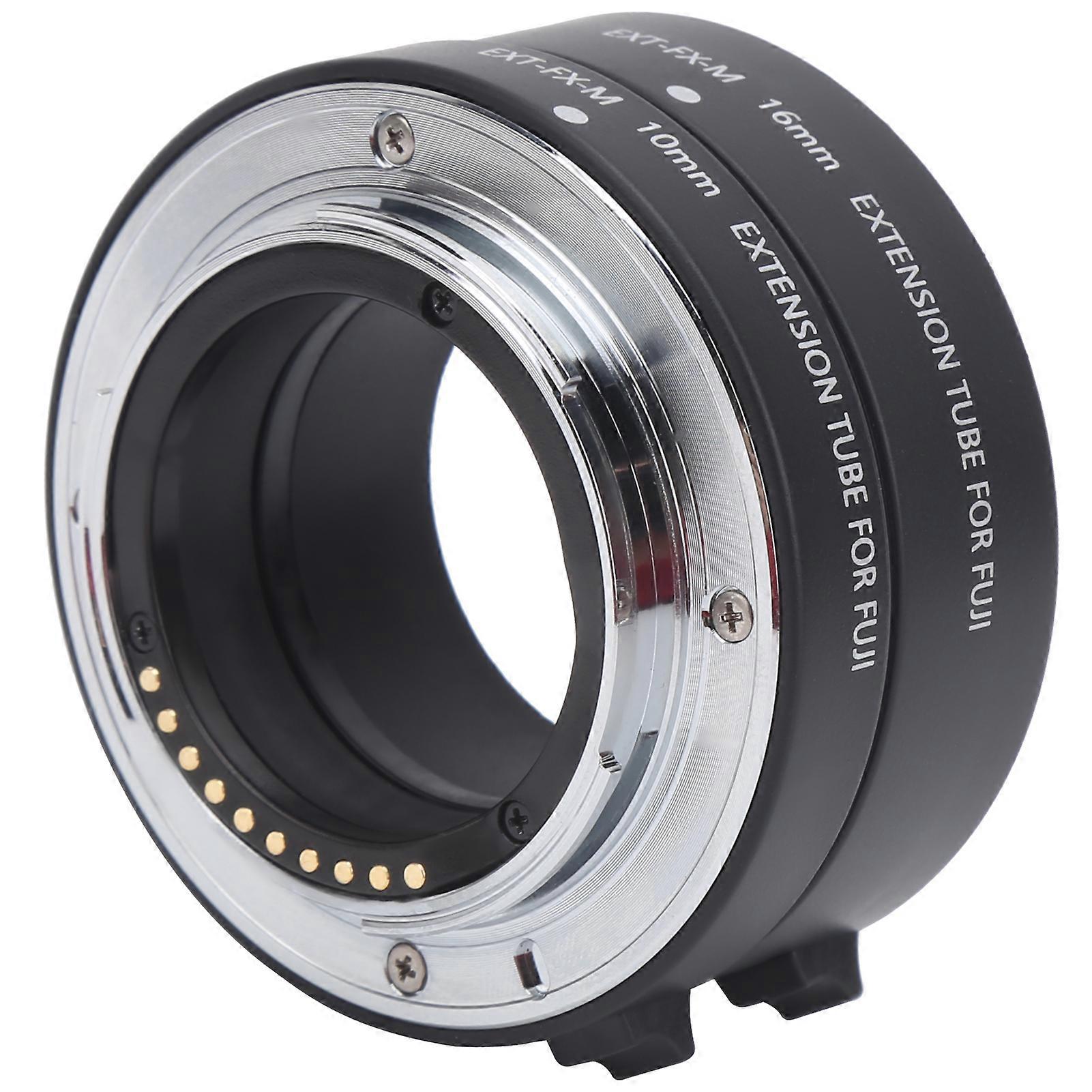 10mm 16mm Macro Autofocus Closeup Extension Tube Adapter For Fuji X Mount  Camera
