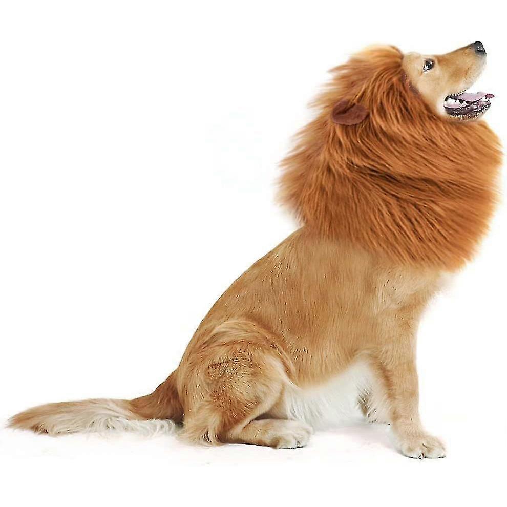 Dog Lion Mane κοστούμια για τα Χριστούγεννα του Halloween, αστεία περούκα Pet Lion Mane