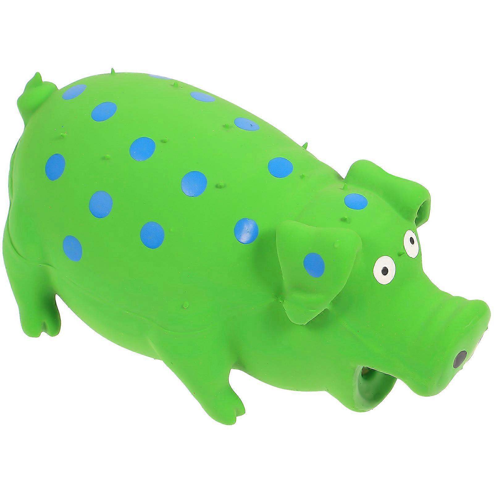 اللاتكس الحيوانات الأليفة مولار لعبة إنتاج الصوت مضغ لعبة الكلب محاكاة خنزير الكلب مضغ لعبة