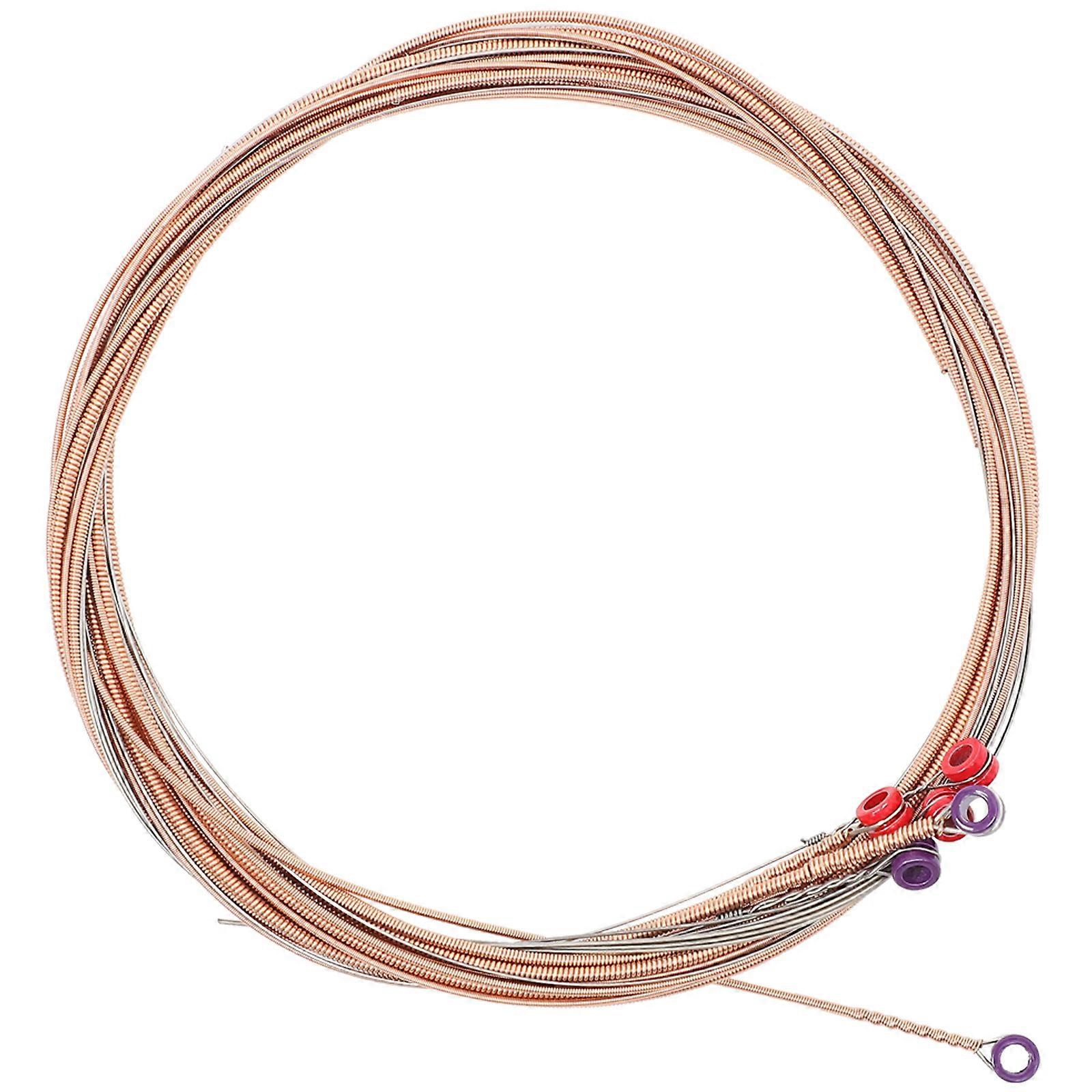 6pcs Guitar Strings Replacement Folk Guitar Strings Acoustic Guitar Strings Guitar Accessories