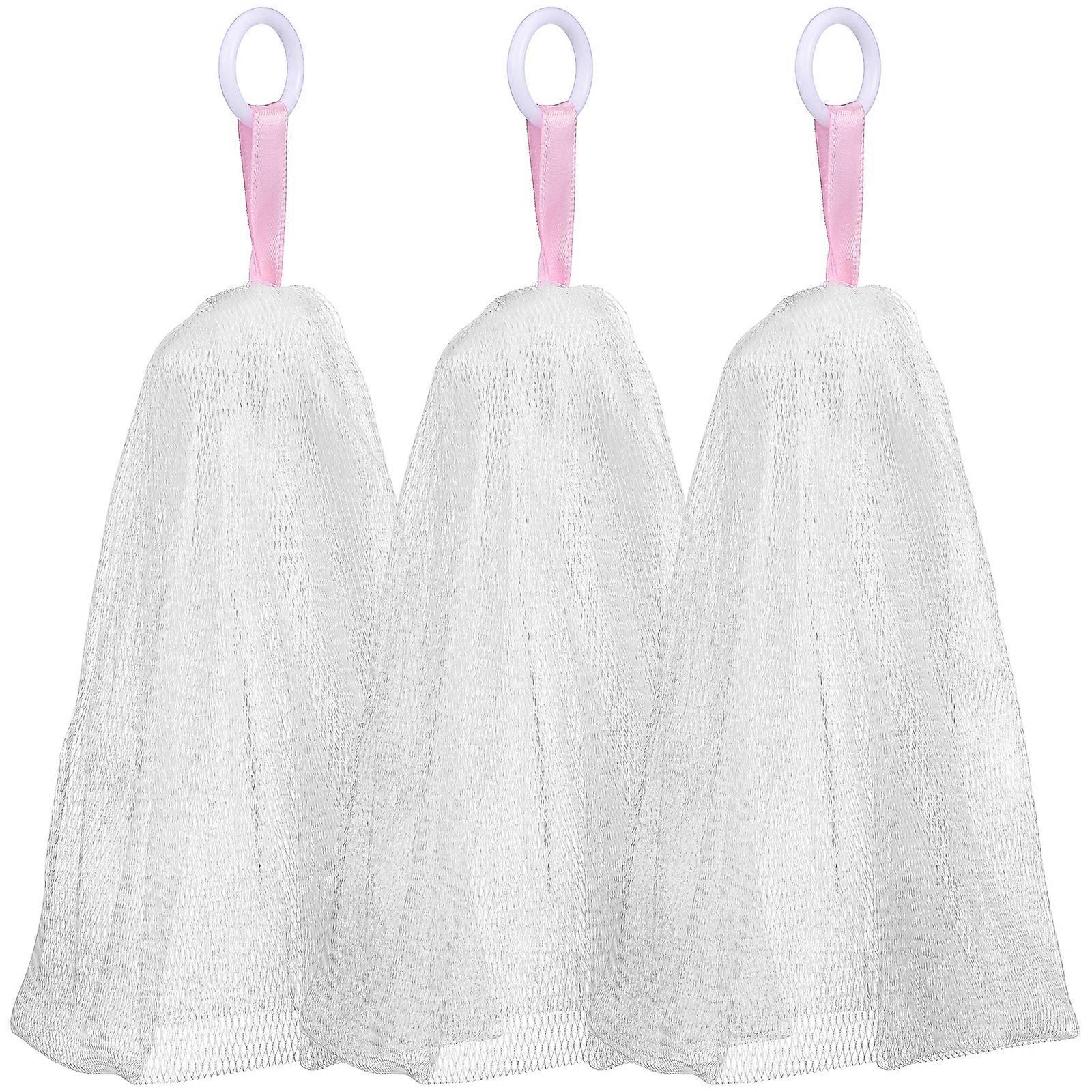 3 Pcs Soap Bags Soap Saver Mesh Soap Bag Soap Pouches Soap Storage Pouches For Facial Cleanser