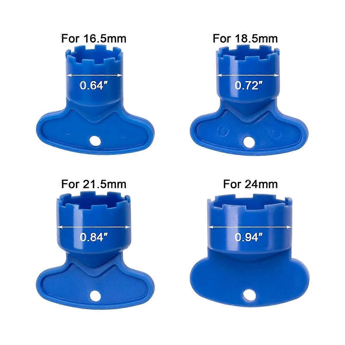 12 Pcs Faucet Aerator for Cache Aerators with Cache Faucet Aerator Key Removal Wrench Tool M16.5 18.5 21.5 24 mm