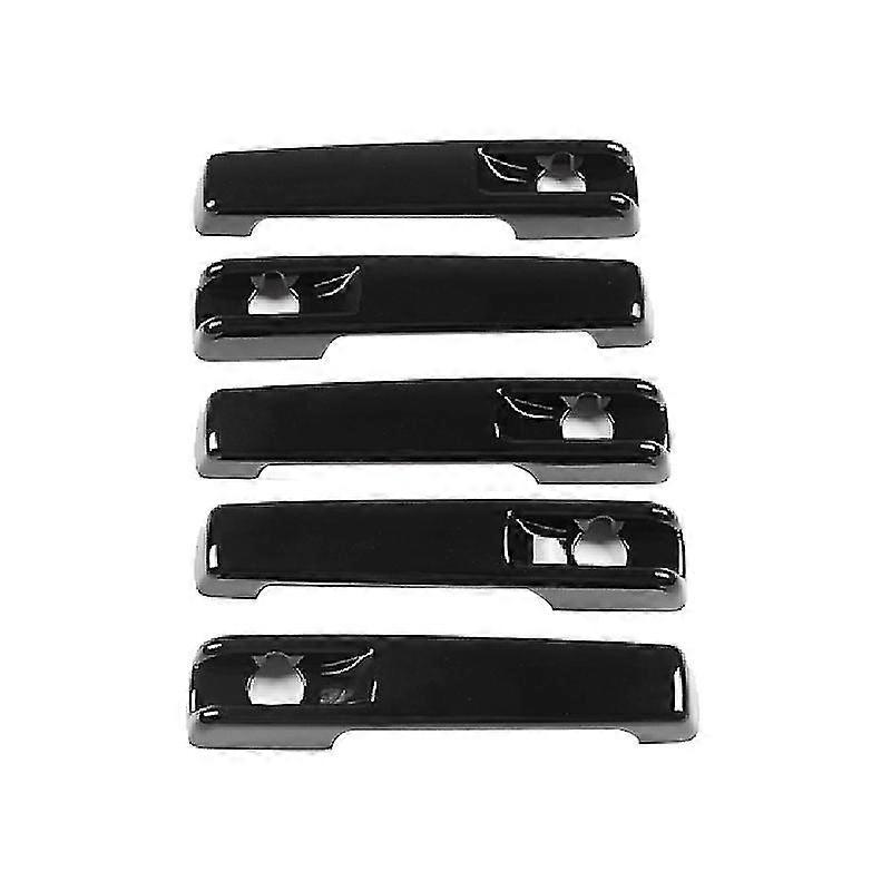 Gloss Black Outside Exterior Door Handle Protector Cover Trim