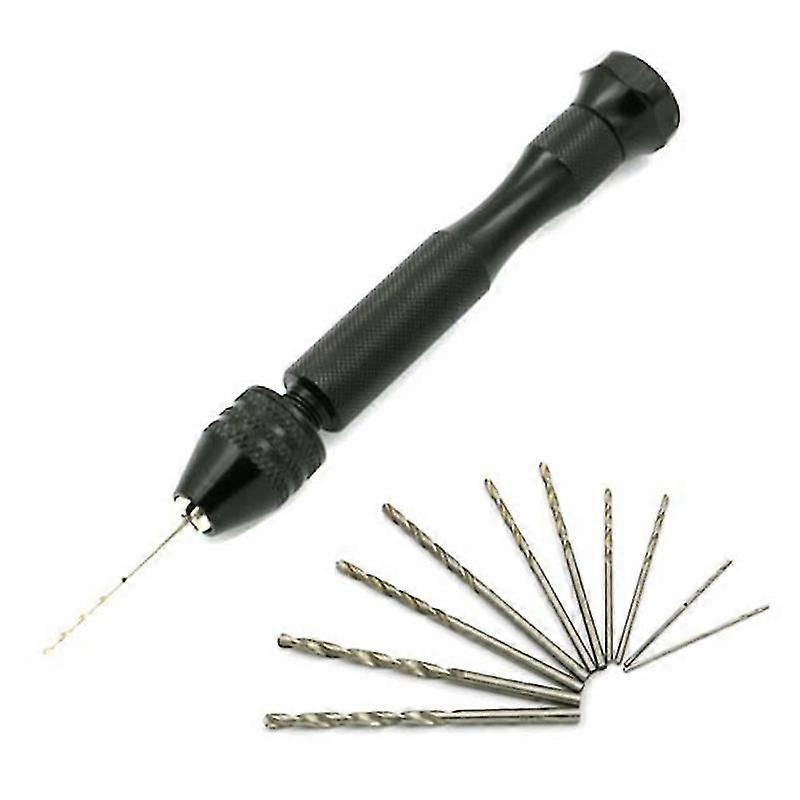 Sharp Hss Micro Mini Twist Drill Bits Set Hole Maker Pin Vise Hand Drill Bits