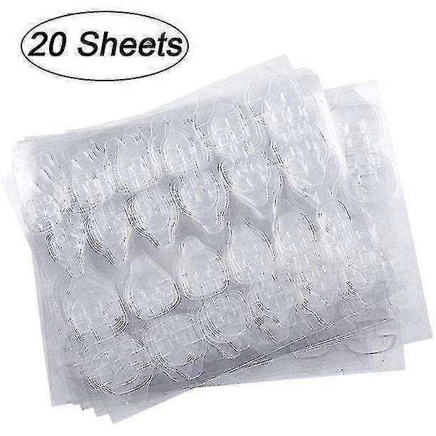 240pcs Doppelseite Kleber Nagel Tabs, Nagel Kleber Aufkleber selbstklebende Transparente NagelKleber Tabs