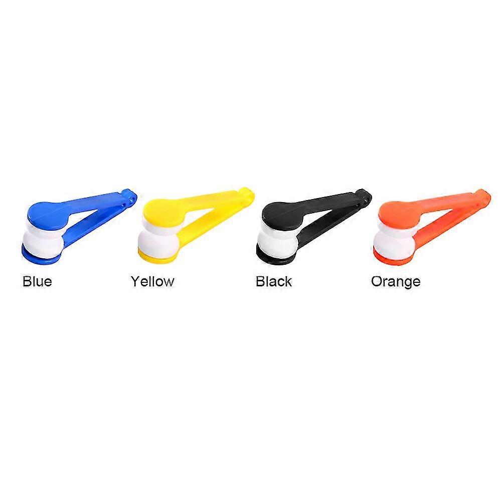 2 côtés Mini nettoyant portable en microfibre Poussière Enlever les lunettes Nettoyage Frotter