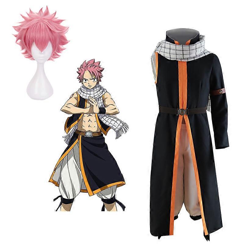アニメ FAIRY TAIL コスプレコスチューム エーテルナツドラグニル コスプレコスチューム ハロウィンカーニバルパーティーフルセットコスチューム スカーフウィッグ