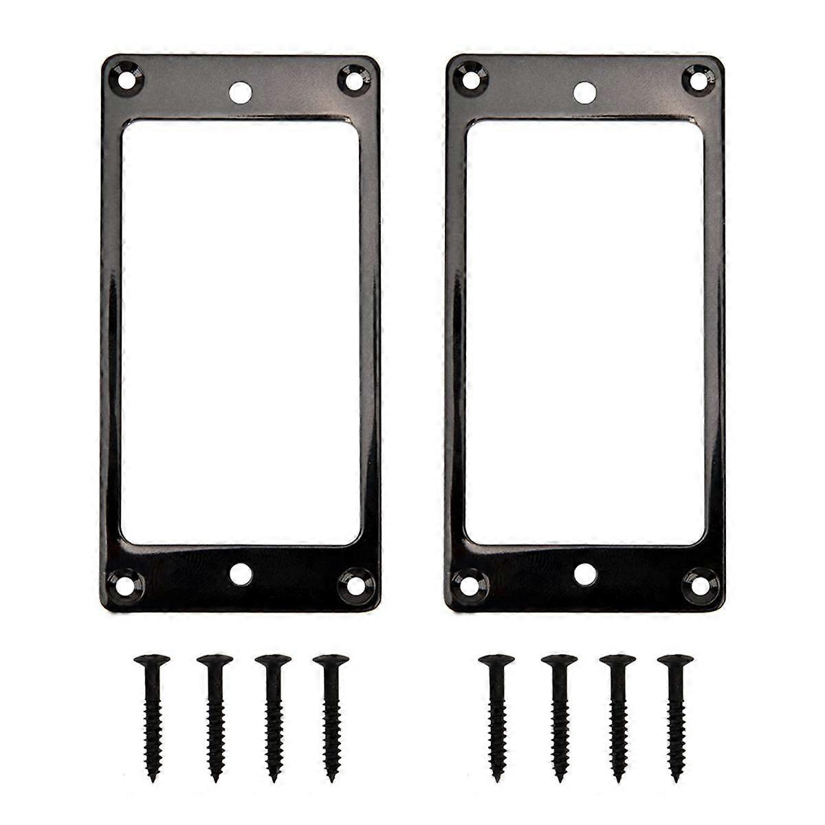 Metall Humbucker Pickup Ring Cover Frame Replacement Kompatibel med LP Gitarrmontering Elgitarr