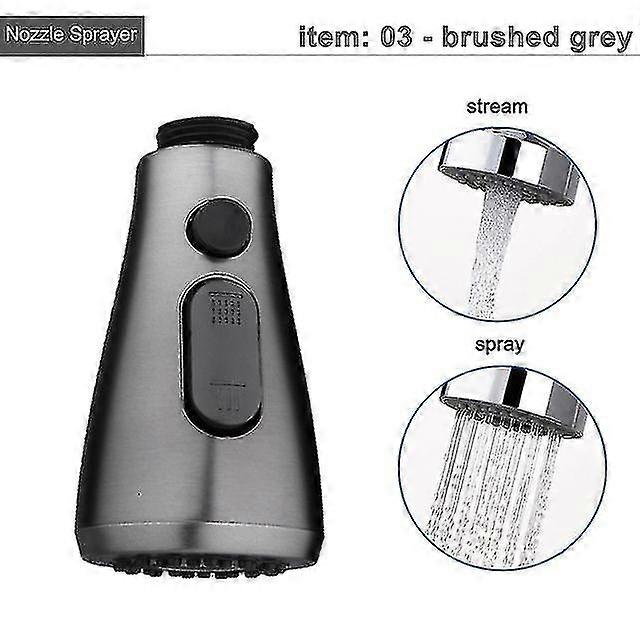 المطبخ صنبور بخاخ فوهة سحب دش رذاذ رئيس G1 / 2 الحنفية التبعي