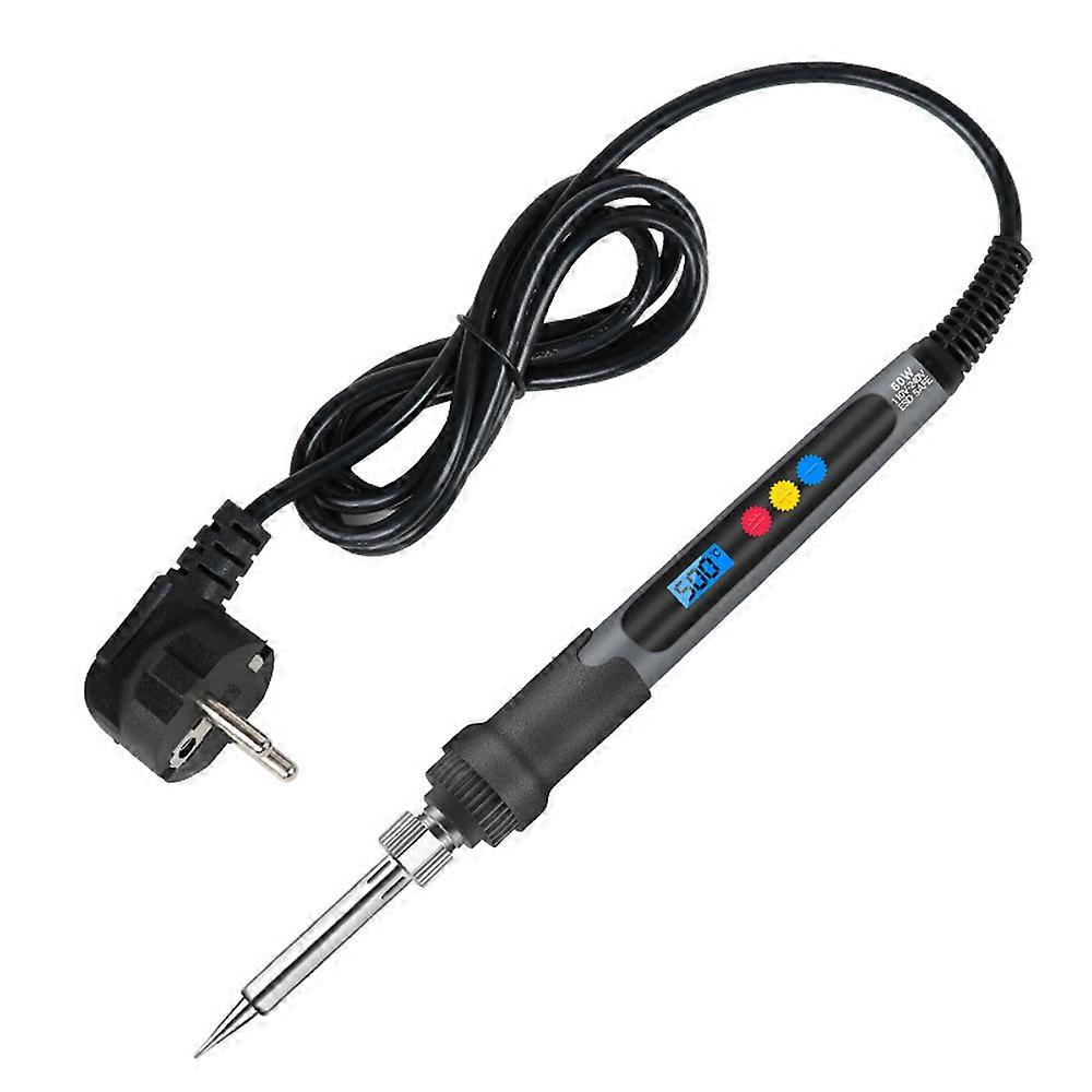 Soldering Iron Digital Display Electronic Soldering Iron Portable Adjustable Temperature Soldering Iron 60W Welding Solder Repairing Tools