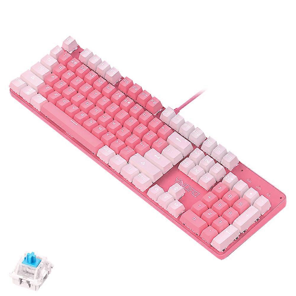 ZK-4 104Pcs Wired LED Light Gaming Mechanical Keyboard for Desktop Computer