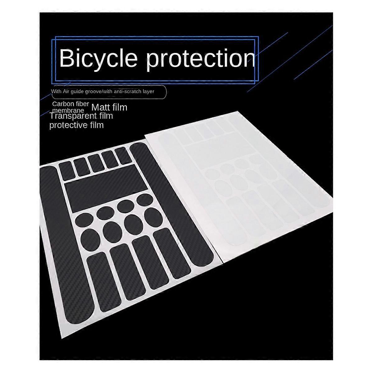 Mountain Bike Road Bike Ποδήλατο Anti-Scratch Αλυσίδα Protector Προστατευτικό πλαισίου ποδηλάτου Προστατευτική ταινία βαφής αυτοκινήτου Α