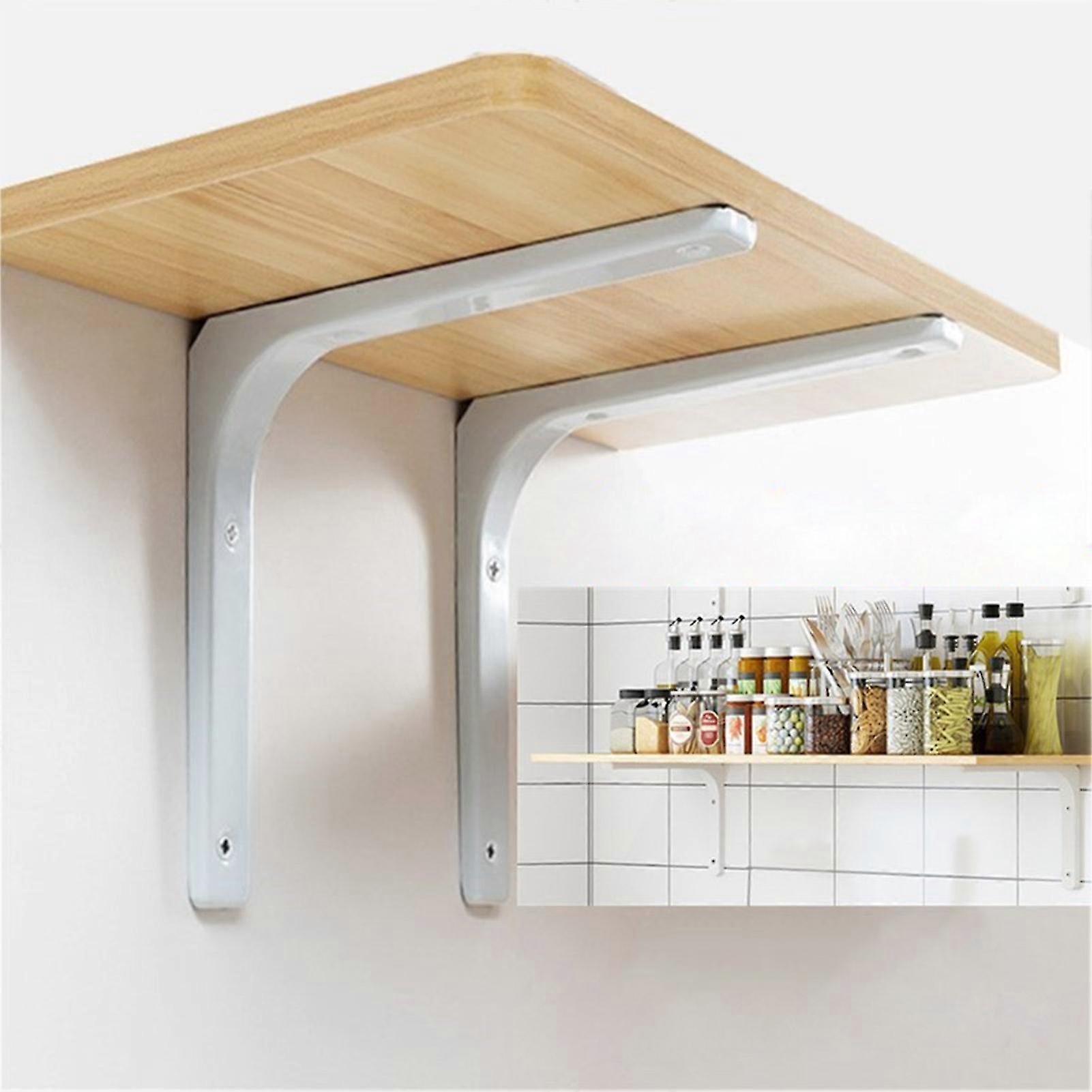 Thick L Shelf Bracket Duty Iron Shelf Brackets With Screws Durable 8 Inch Shelf S