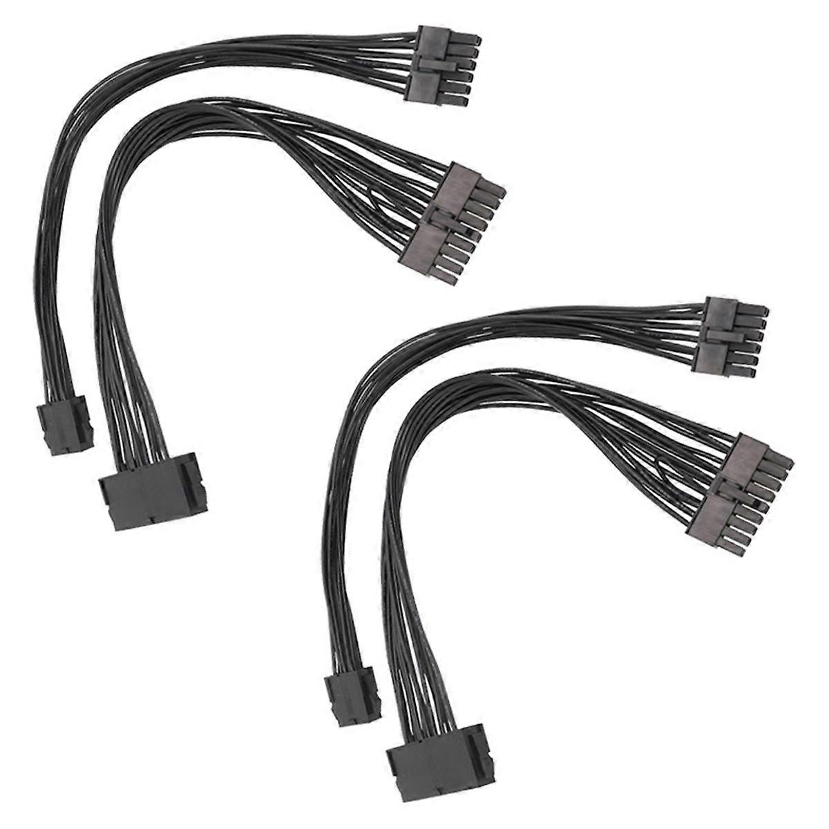 2Set/Lot ATX 24Pin to 18Pin Adapter Power Cable and 8Pin to 12Pin ATX Adapter Power Cable for Z440