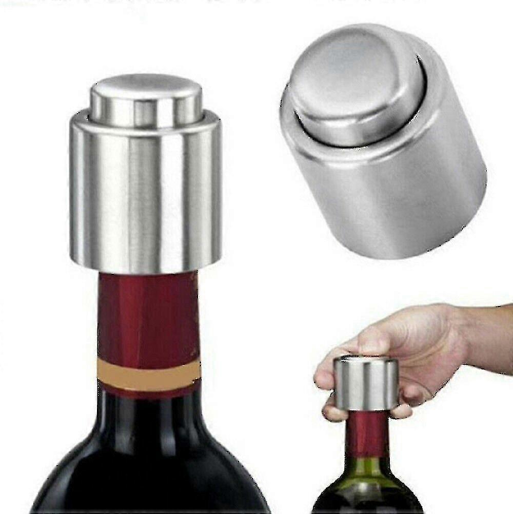 Wine Bottle Stopper Plug With Vacuum Seal Winery Sealer Top Airless Saver Fresh