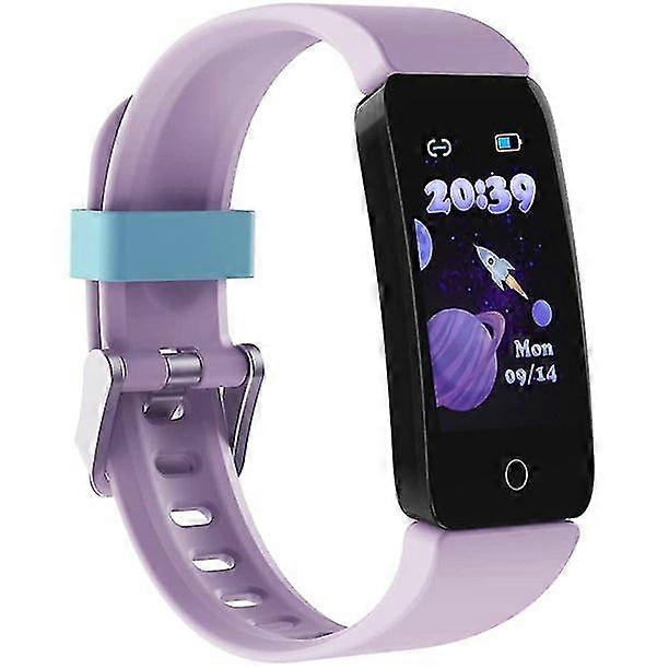 Montre de suivi de fitness pour enfants filles garçons adolescents, tracker d’activité étanche avec podomètre, compteur de calories, fréquence cardiaque, moniteur de sommeil, réveil