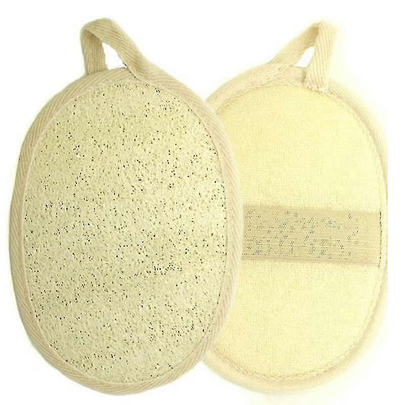 Loofah Bath Towel Removal Mud Scrubbing Back And Body Environmental Protection 2 Yellow Pieces