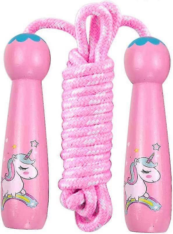 Skipping Rope Children, Xqday Adjustable Skipping Rope With Wooden Handle 2.6 M, Xqday Ideal Gift