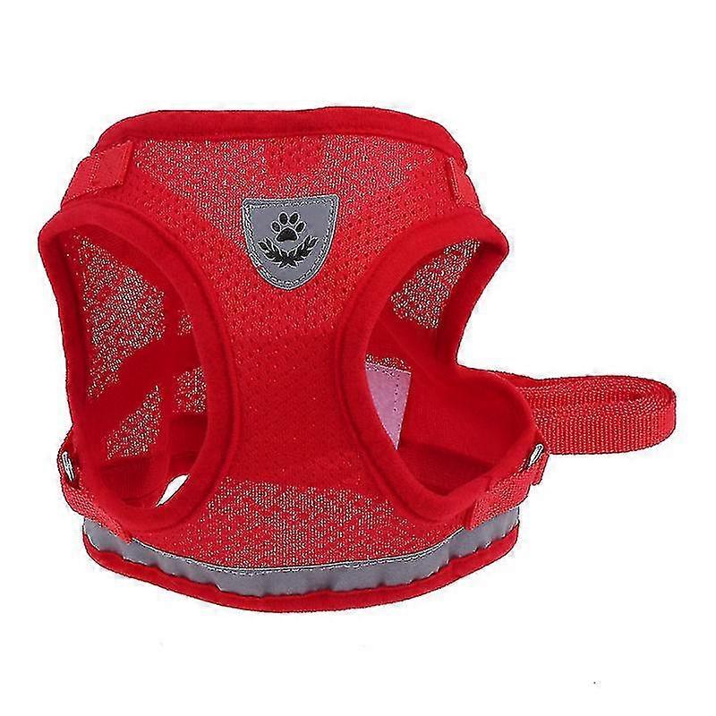 חיות מחמד אוניברסלי רתמה בריחה הוכחה כלב רתמות עם רצועות חיות מחמד אספקה לחיות מחמד - מידה L (אדום)