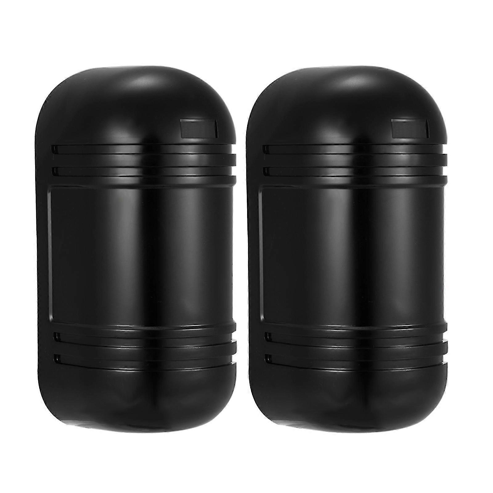 Wired Dual Beam Photoelectric Infrared Sensor Barrier Detector 100m Alarm Tamper Alarm Output For Park Courtyard Gate Door Window Burglar Alarm System